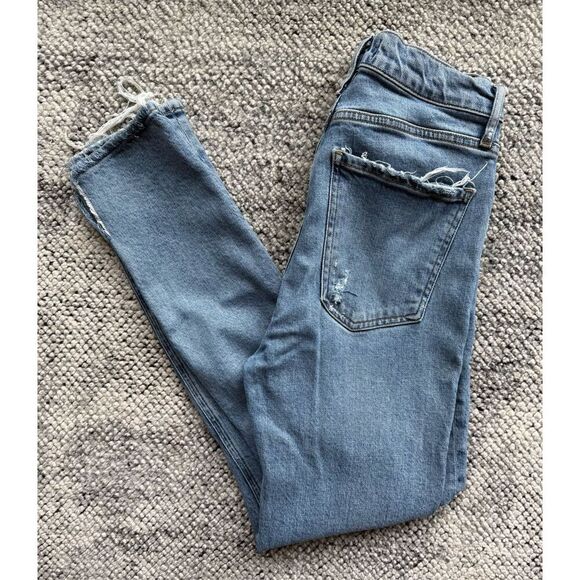 AGOLDE Nico High Rise Slim Jeans - Distressed - Picture 10 of 10
